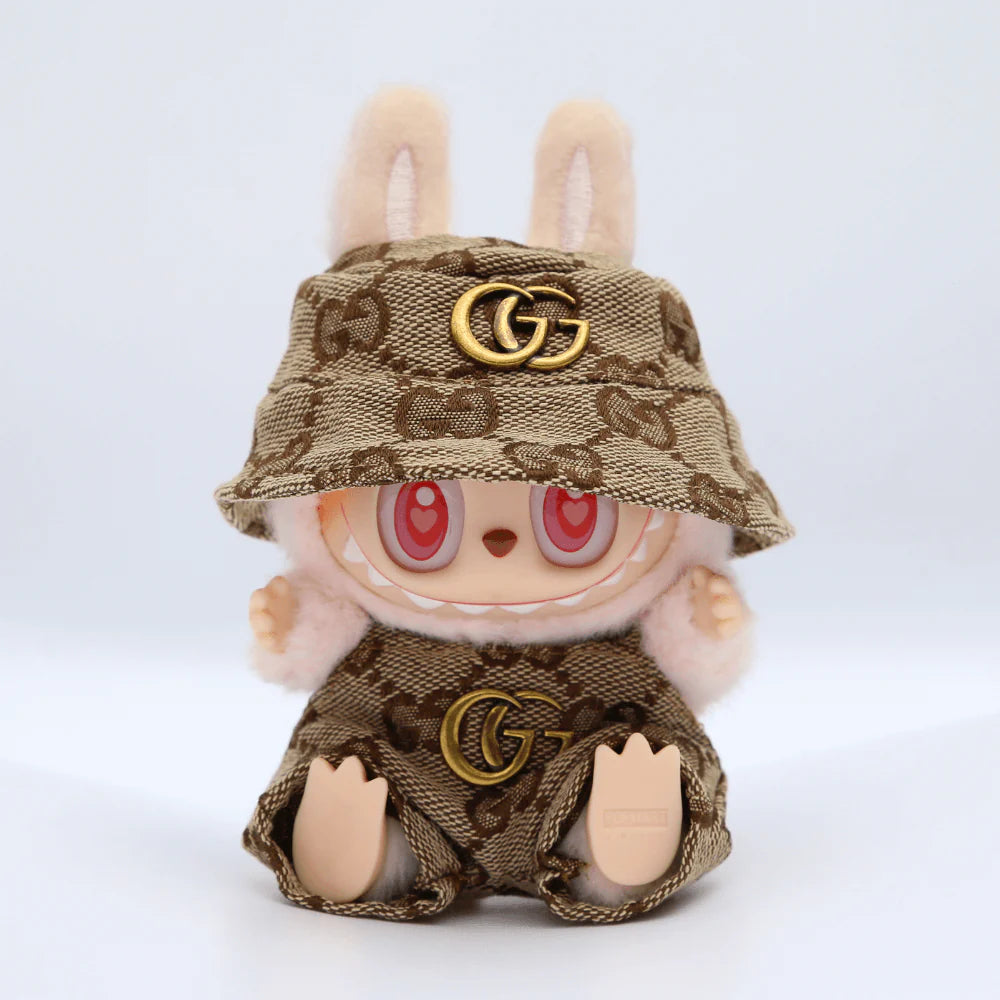 G-Style Outfit Set - Labubu Fashion Clothes (Metallic Logo)