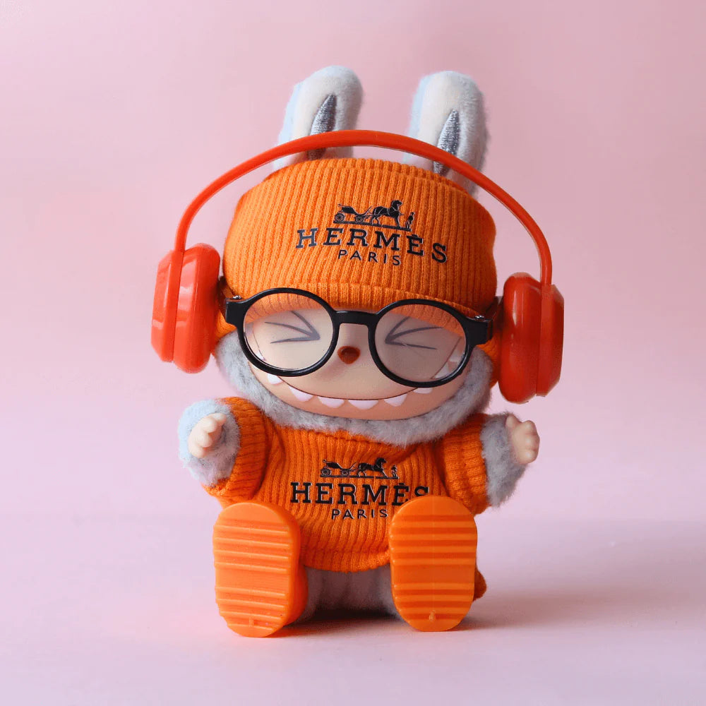 H-Style Top & Hat Set - Labubu Fashion Clothes