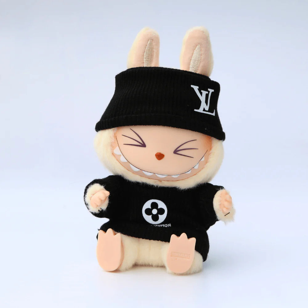 L-Style 2-Piece Set – Top & Cap - 6.7″ Labubu Fashion Clothes