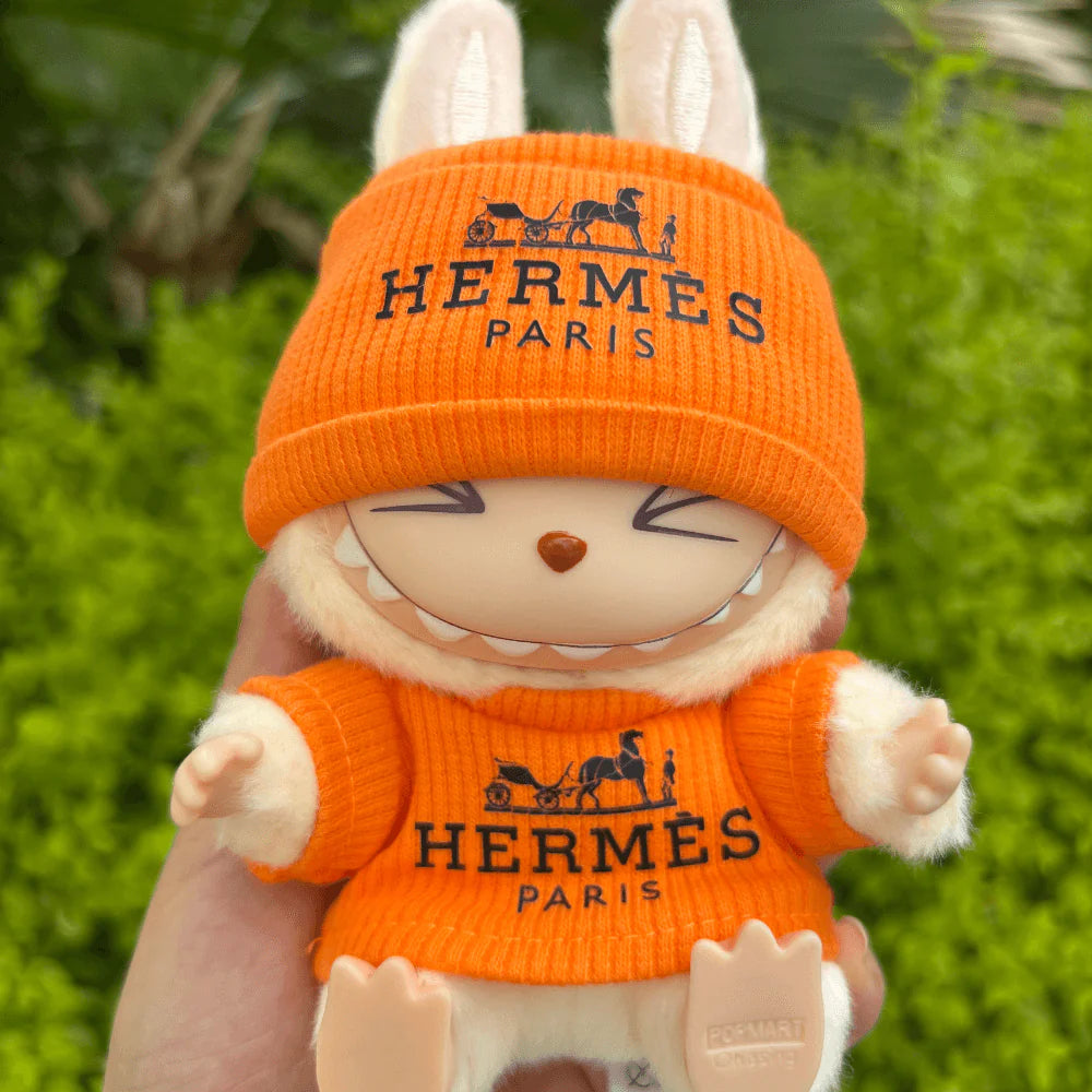 H-Style Top & Hat Set - Labubu Fashion Clothes