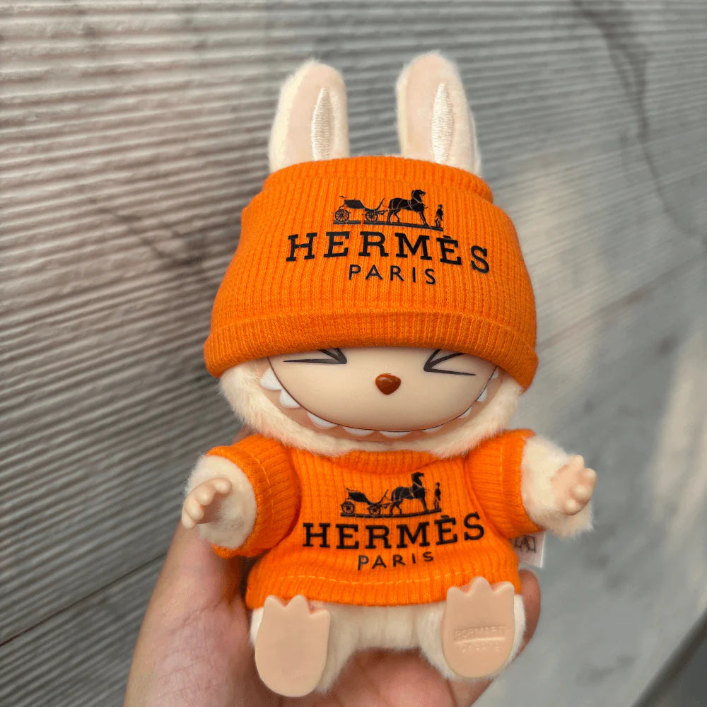 H-Style Top & Hat Set - Labubu Fashion Clothes