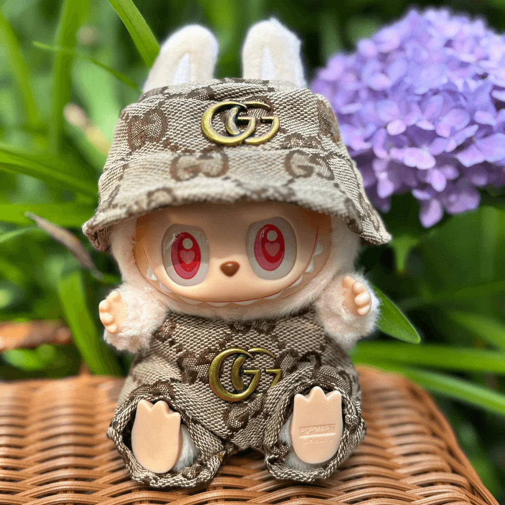 G-Style Outfit Set - Labubu Fashion Clothes (Metallic Logo)