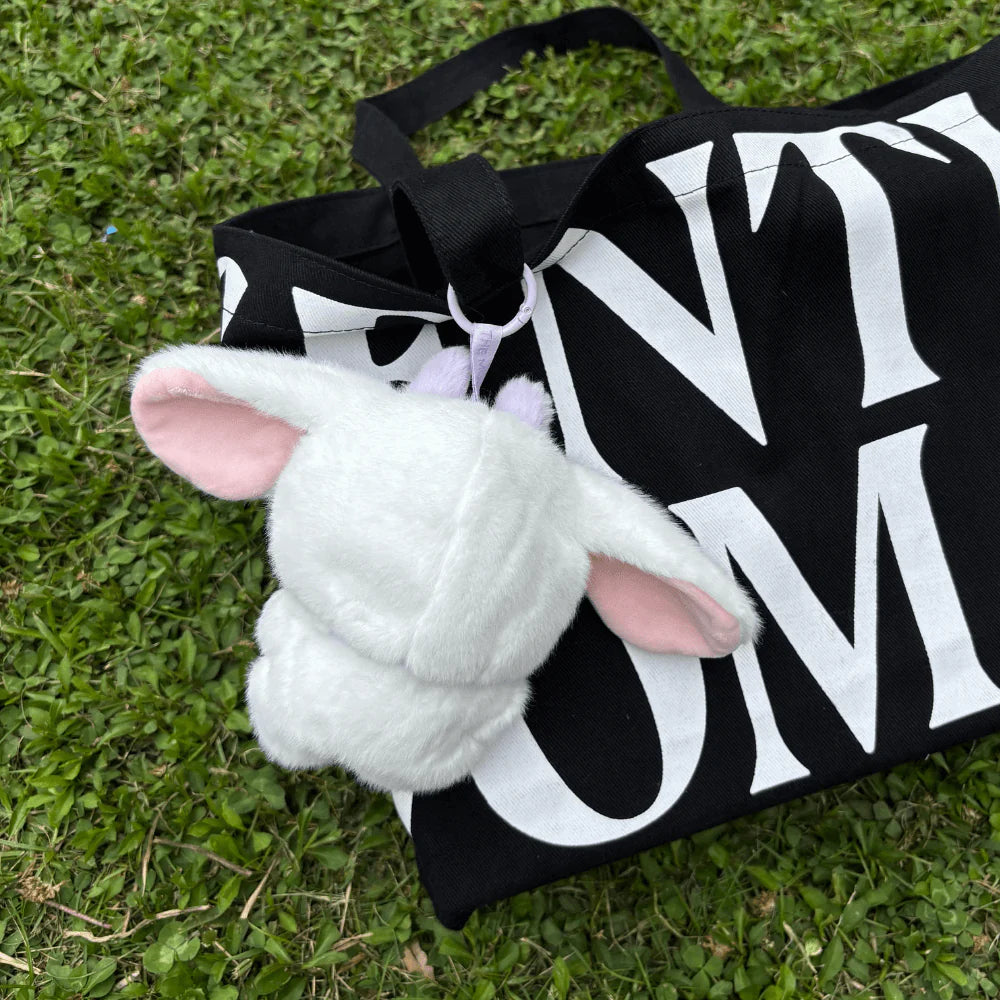 Long-Eared Rabbit Costume Faux Mink Fur 2-Piece Set - Labubu Fashion Clothes