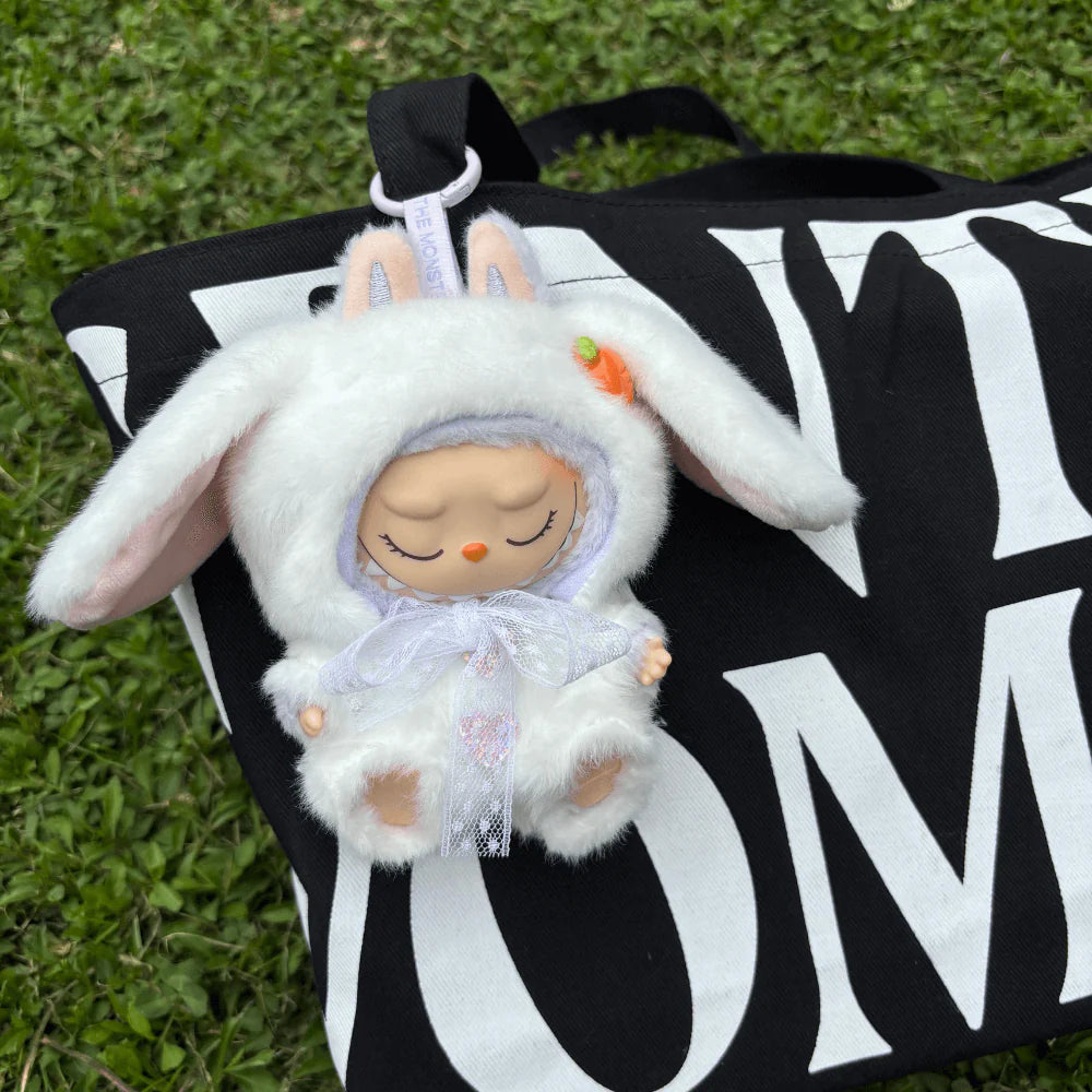 Long-Eared Rabbit Costume Faux Mink Fur 2-Piece Set - Labubu Fashion Clothes