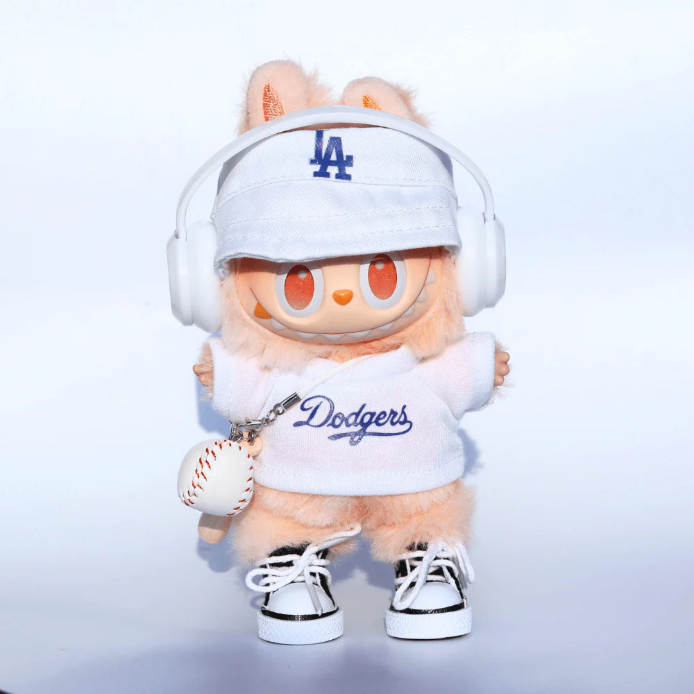 LA Champs Style 2-Piece Set – Top & Cap - 6.7″ Labubu Fashion Clothes