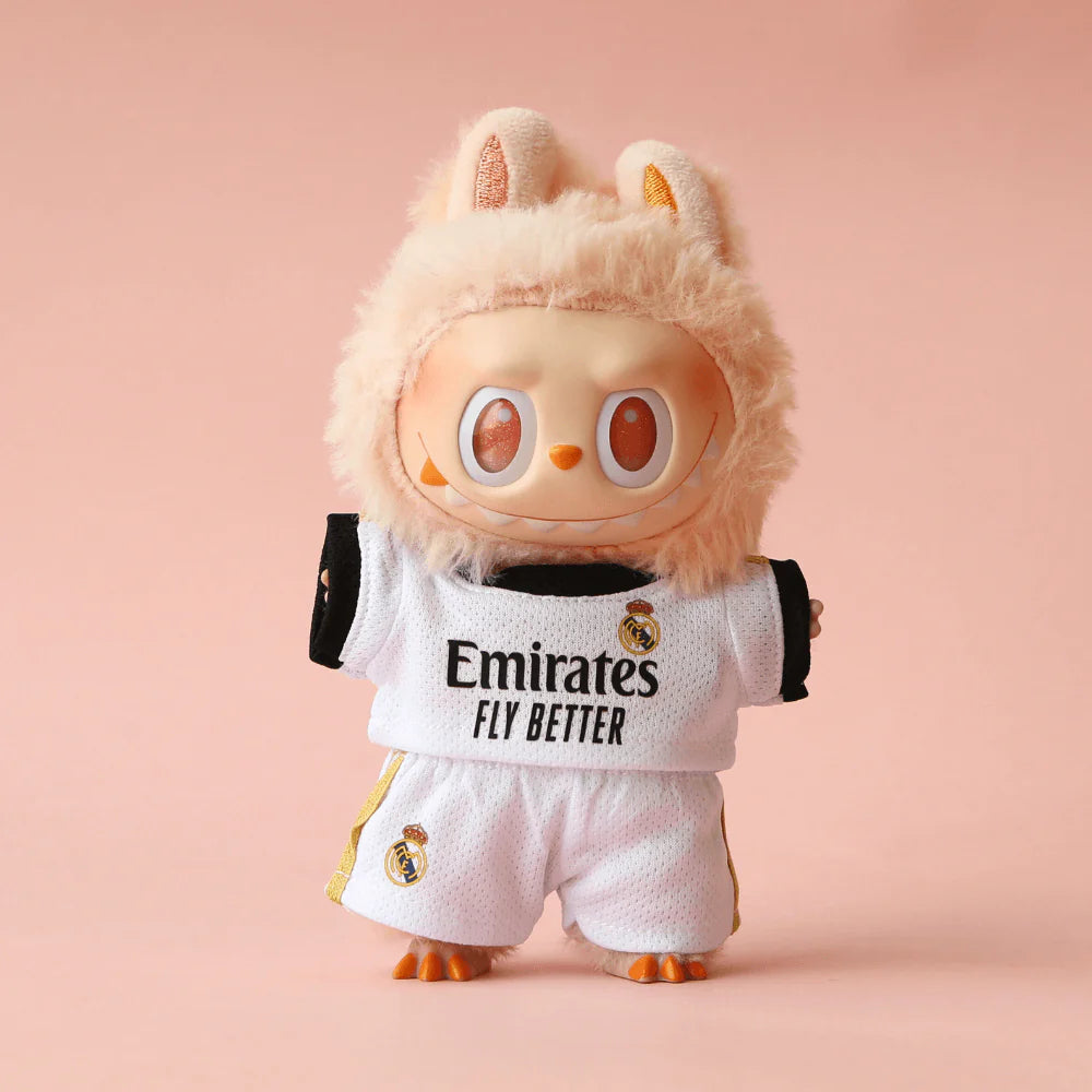 Royal White Jersey Set - Labubu Clothes