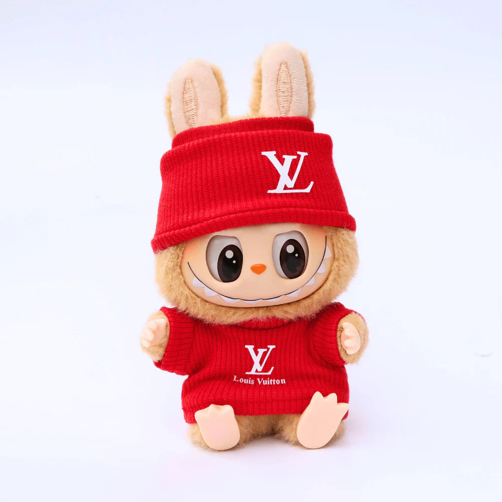 L-Style 2-Piece Set – Top & Cap - 6.7″ Labubu Fashion Clothes