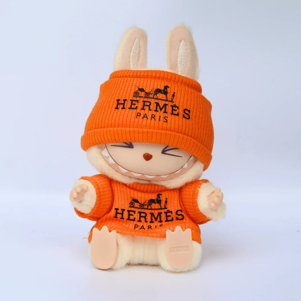 H-Style Top & Hat Set - Labubu Fashion Clothes