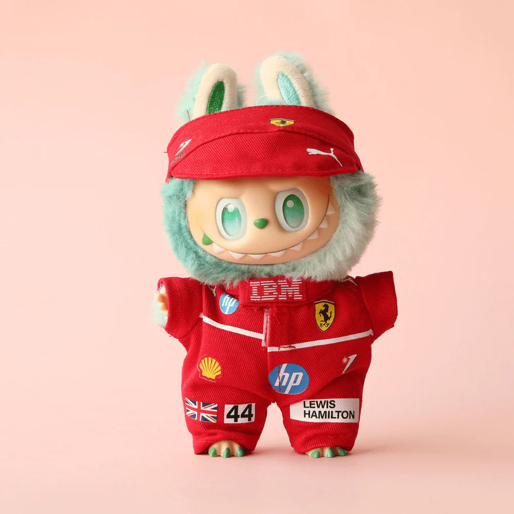Speed Legend Racing Suit, Suit & Cap- Labubu Clothes