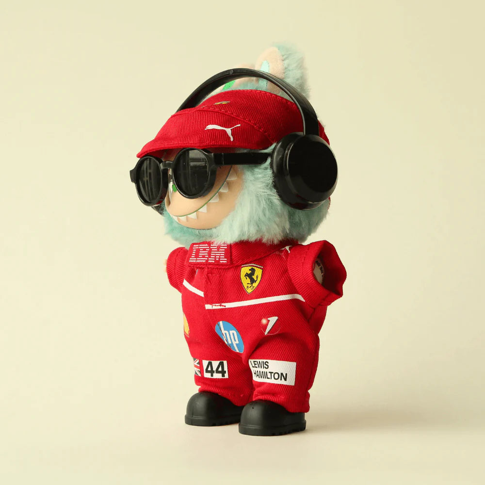 Speed Legend Racing Suit, Suit & Cap- Labubu Clothes