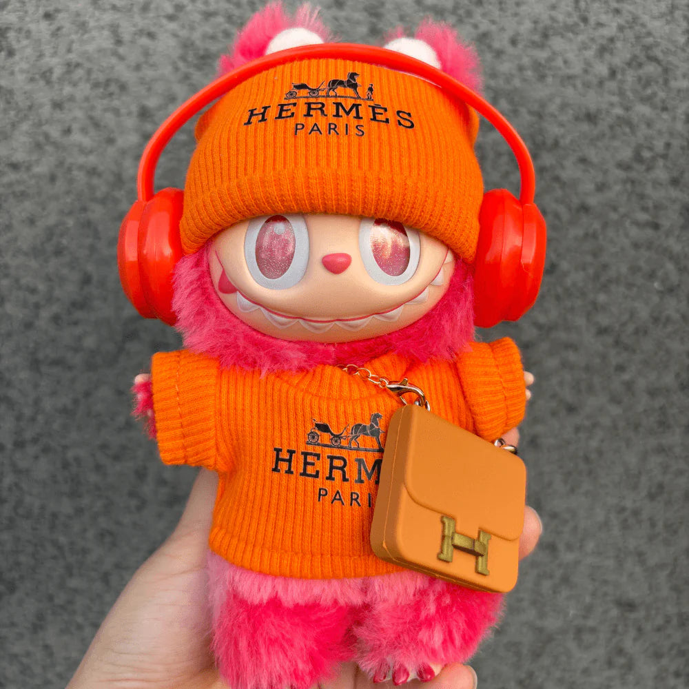 H-Style Top & Hat Set - Labubu Fashion Clothes