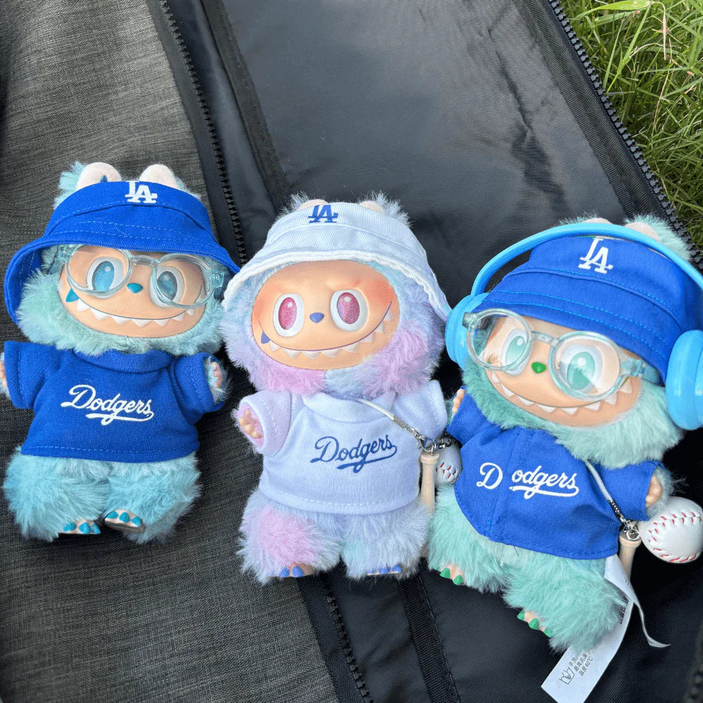 LA Champs Style 2-Piece Set – Top & Cap - 6.7″ Labubu Fashion Clothes