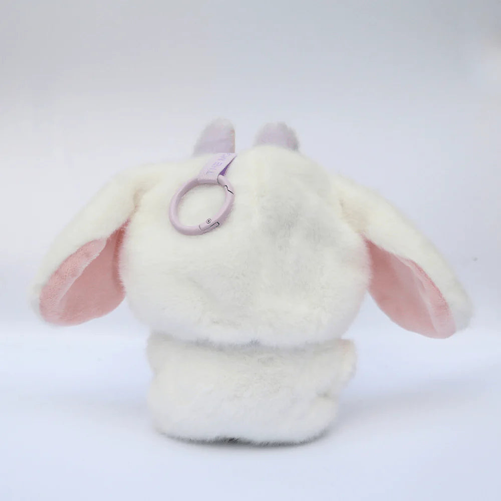 Long-Eared Rabbit Costume Faux Mink Fur 2-Piece Set - Labubu Fashion Clothes