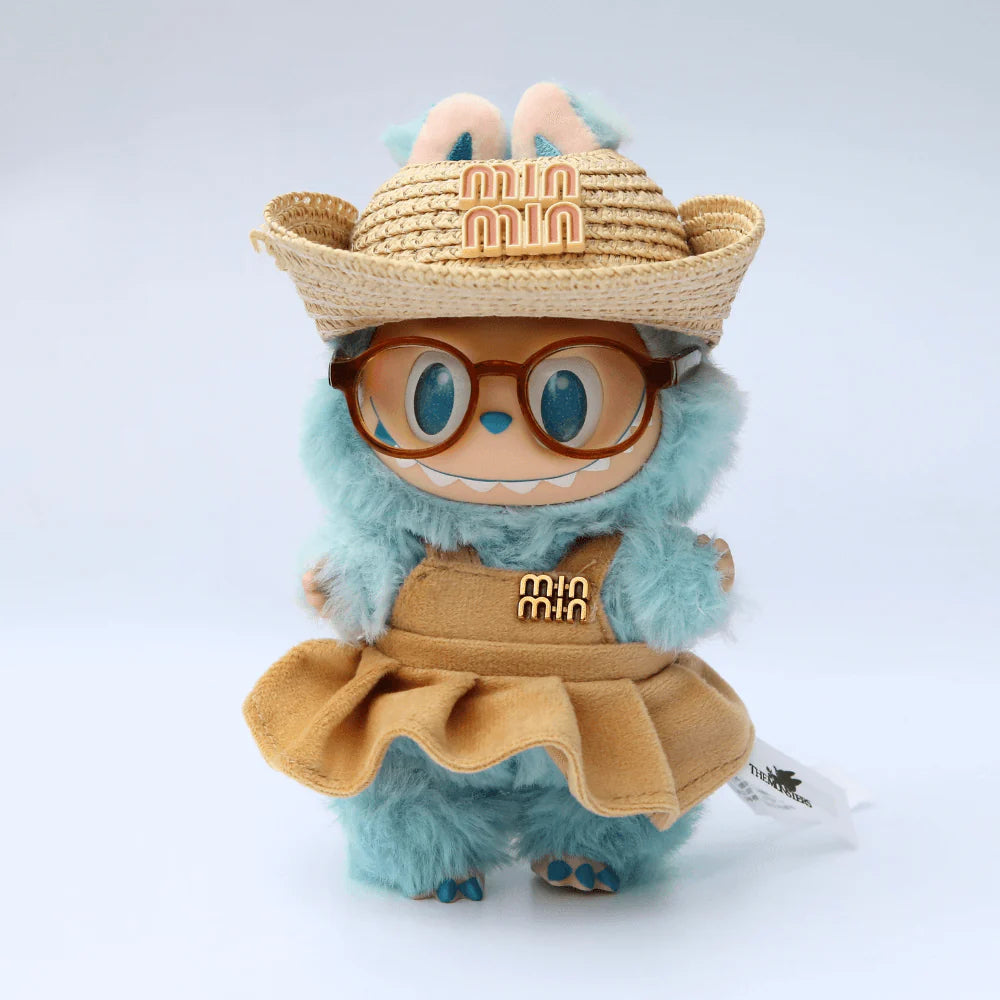 Mini Miu Denim Set - 6.7″ Labubu Fashion Clothes