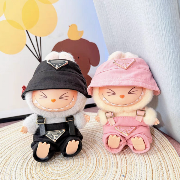 POP MART LABUBU Clothes Fashion Overall + Hat Outfit for Monsters - NO DOLL